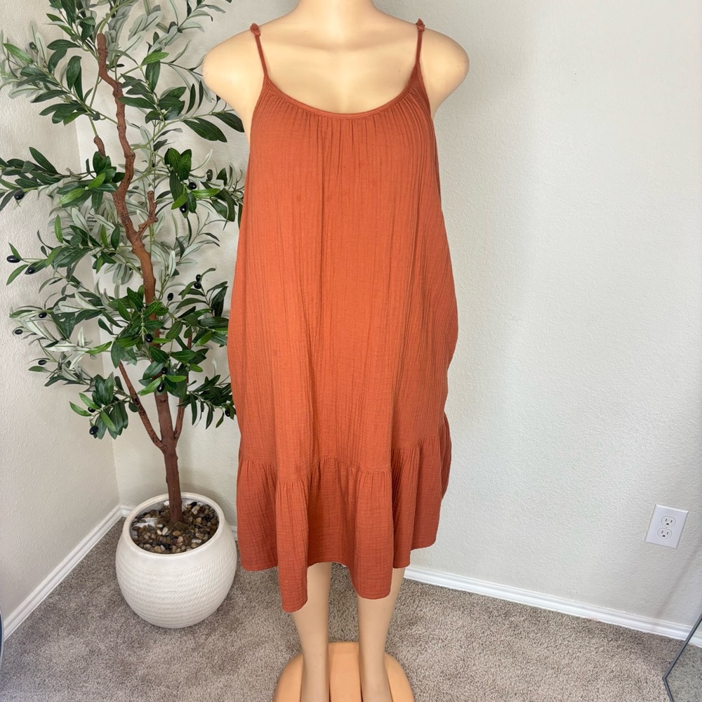 Universal Thread Terracotta Sleeveless Dress